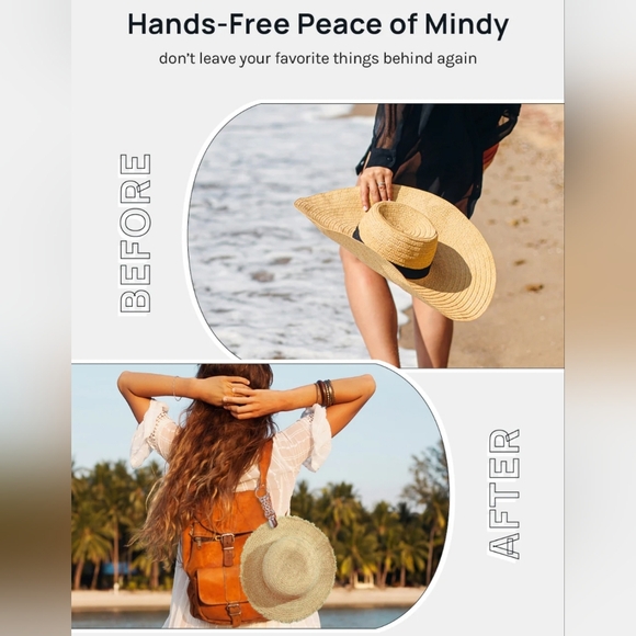 Swirl Silver Hat Clip BNIB - Picture 4 of 8